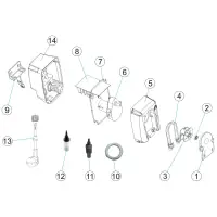 Pièces détachées pour Pompe doseuse CTX CERTIKIN 1l/h-3bar - 12l/h-1bar