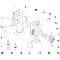 Pièces détachées pour Pompes doseuses EXACTUS manuelle analogique ma/ad