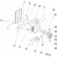 Pièces détachées pour Pompes doseuses EXACTUS pH-RX/m