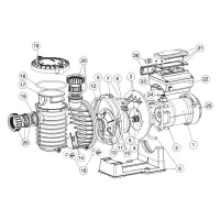 Pièces détachées pour Pompe Intelliflo SW5P6R VSD