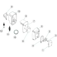 Pièces détachées pour Pompe péristaltique CTX CERTIKIN 1l/h-3bar, 6l/h-1bar
