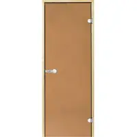 Porte pour hammam Harvia 890x1890 coloris Bronze