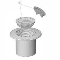 Pièces détachées pour Prise balai avec bouchon BETON