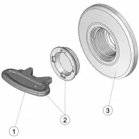 Pièces détachées pour Prise balai à visser 1 1/2"