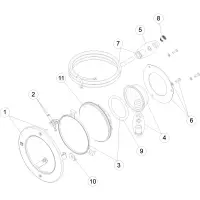 Pièces détachées pour Projecteur Ø 250 2.00 RGB/BLANC