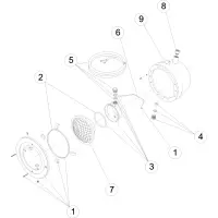 Pièces détachées pour Projecteur Ø 295 - 300W
