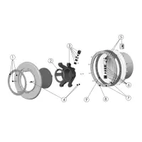 Pièces détachées pour Projecteur 300W HYDROSWIM piscine PRÉFABRIQUÉ