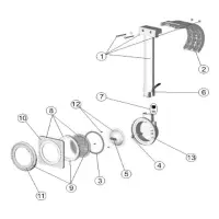 Pièces détachées pour Projecteur 75W piscine hors-sol autoportante