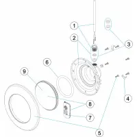 Pièces détachées pour Projecteur AQUASPHERE LED PAR56