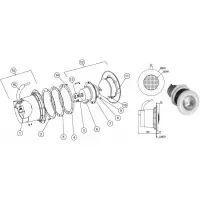 Pièces détachées pour Projecteur Elegance 300W