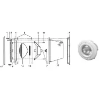 Pièces détachées pour Projecteur Eurolite 300W