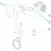 Pièces détachées pour Projecteur hors-sol LED
