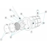 Pièces détachées pour Projecteur orientable BETON