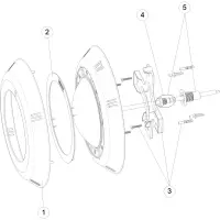 Pièces détachées pour Projecteur plat led BETON