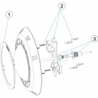 Pièces détachées pour Projecteur plat led PRÉFABRIQUÉ