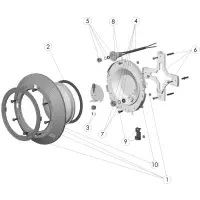 Pièces détachées pour Projecteur plat piscine BETON