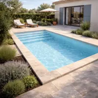 Coque piscine 6m x 3m SANTORA