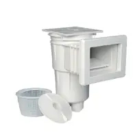 Skimmer Astral à bouche standard avec cache - 17.5L pour piscine béton - Blanc