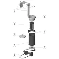 Pièces détachées pour Skimmer à cartouche piscine autoportante 2000-4000 L/h