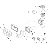 Pièces détachées pour Skimmer FLO-PRO II