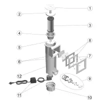 Pièces détachées pour Skimmer portatif 4000 L/h