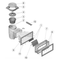 Pièces détachées pour Skimmer standard PANEL PROTECT 15L PRÉFABRIQUÉ