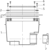 Pièces détachées pour Bonde de fond 2'' Liner