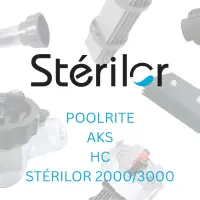 Pièces détachées pour Cellules POOLRITE (STERILOR 2000-3000-PLUS)