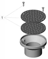 Pièces détachées pour Bonde de fond réglable BETON