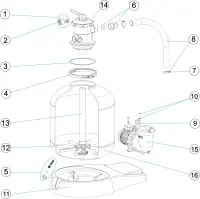 Pièces détachées pour Monobloc COMPACT - Ø 500