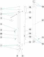 Pièces détachées pour Douche solaire inox 30L