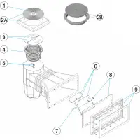 Pièces détachées pour Skimmer standard 15L grand meurtrière métrique LINER