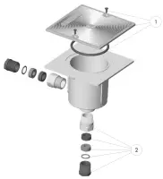 Pièces détachées pour Boite de connexion carrée