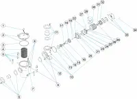 Pièces détachées pour Pompe centrifuge ARAL C-1500