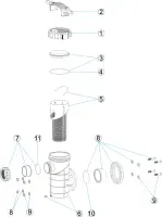 Pièces détachées pour Préfiltre 8L