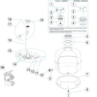 Pièces détachées pour Filtre UVE SIDE