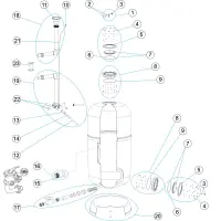 Pièces détachées pour Filtre ARTIC Ø 500-650-800-950 avec trou d'homme
