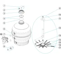 Pièces détachées pour Filtre CANTABRIC 750
