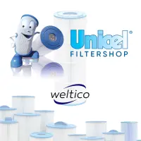 Cartouches UNICEL compatibles filtres WELTICO C2, C3, C5, C6, C7