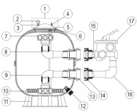 Pièces détachées pour Filtre JUPITER