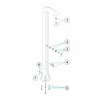 Pièces détachées pour Douche solaire VERNAL