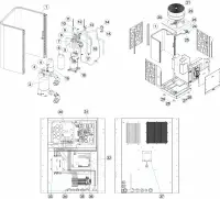 Pièces détachées pour Pompe à chaleur Z950 INVERTER 35kW à 60kW