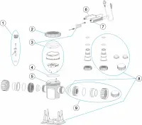 Pièces détachées pour Électrolyseur AQUASPHERE OS 25, OS 50 et OS 75