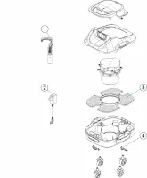 Pièces détachées pour SCUBA 800