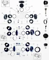Pièces détachées pour VASE ET PORTE ACCESSOIRES SEL EVO ET SEM XP