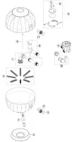 Pièces détachées pour FILTRE À SABLE AQUARIUS SIDE