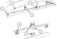 Pièces détachées pour Abri télescopique ABRIWELL (façades)