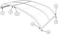 Pièces détachées pour Abri télescopique ABRIWELL (modules)