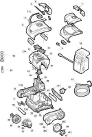 Pièces détachées pour Robot AQUAVAC 500