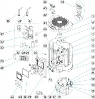 Pièces détachées pour Astralpool HEAT II